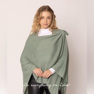 Do everything in love poncho